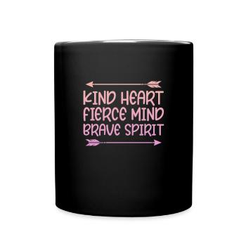 Bogenschiessen - Tasse einfarbig - Schwarz - Vorne