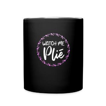 Ballett Ballerina Ballet-Tänzerin Tanzen Geschenk - Tasse einfarbig - Schwarz - Vorne