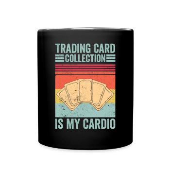 Funny Trading Card Game TCG Retro - Full Colour Mug - black - Front