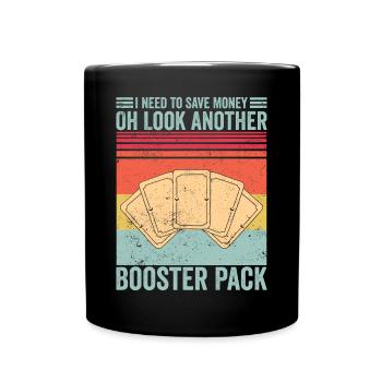 Funny Trading Card Game TCG Retro - Full Colour Mug - black - Front
