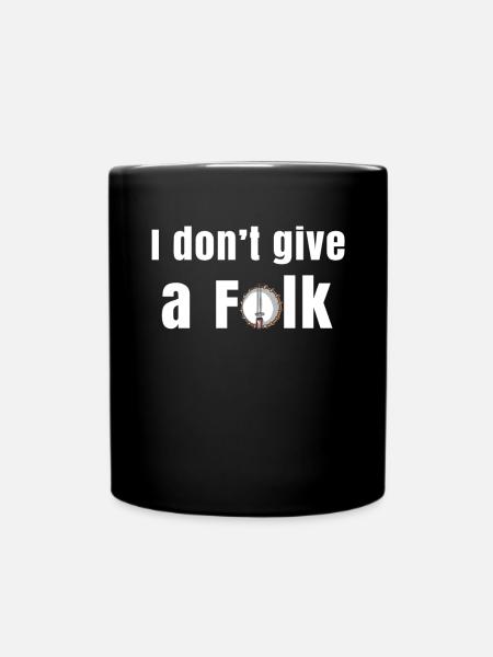 Banjo Shirts For Men Bluegrass Appalachia Folk - Tasse einfarbig - Schwarz