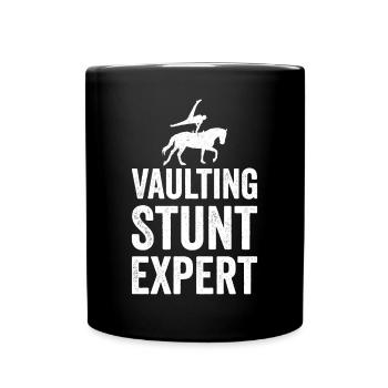 Voltige amusante sur le cheval - Mug uni - noir - Devant
