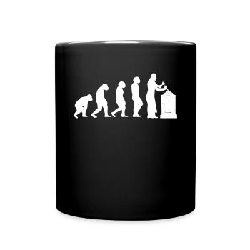 Sculptors Craftsmen Stone sculptors Gravestones - Full Colour Mug - black - Front