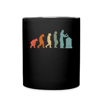 Bildhauer Handwerker Steinbildhauer Grabsteine - Tasse einfarbig - Schwarz - Vorne