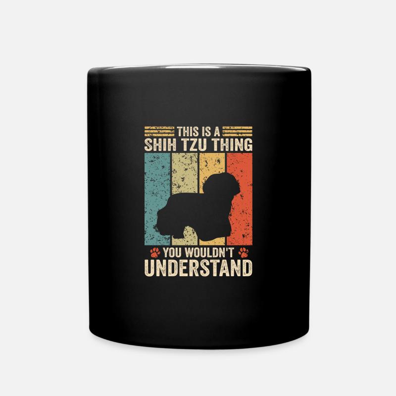 C’est un truc de Shih Tzu - Mug uni - noir