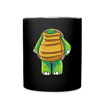 Turtle Costume - Full Colour Mug - black - Front