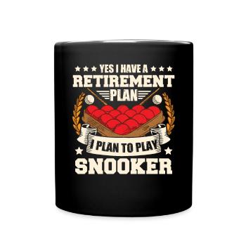 Snooker Retirement - Full Colour Mug - black - Front