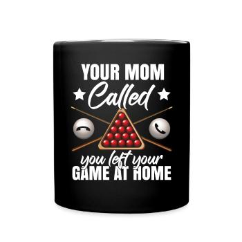 Men Snooker Player Apparel - Full Colour Mug - black - Front