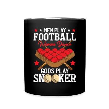 Funny Father's Day Snooker Humor Men Snooker - Full Colour Mug - black - Front