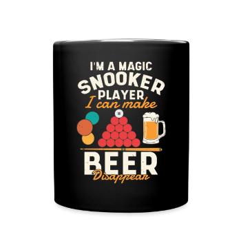 Magic Snooker Player - Full Colour Mug - black - Front