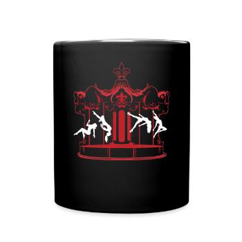 Pole Dance Outfit Mädchen Frauen Pole Dancing - Tasse einfarbig - Schwarz - Vorne