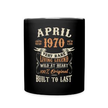 Cadeau d’anniversaire d’avril 1970 - Mug uni - noir - Devant