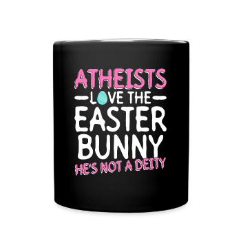 Atheist Easter Anti Religion Anti Church Atheism - Full Colour Mug - black - Front