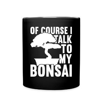 Bonsai Tree - Full Colour Mug - black - Front