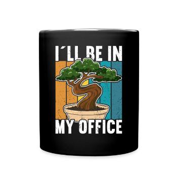 Bonsai Tree - Full Colour Mug - black - Front