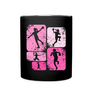 Handball Handball Player Women Handball - Full Colour Mug - black - Front