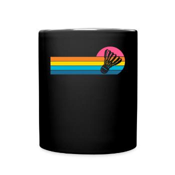 Badminton - Tasse einfarbig - Schwarz - Vorne