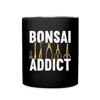 Bonsai Tree - Full Colour Mug - black - Front