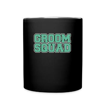 Bräutigam groom JGA - Tasse einfarbig - Schwarz - Vorne