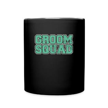 Bräutigam groom JGA - Tasse einfarbig - Schwarz - Vorne