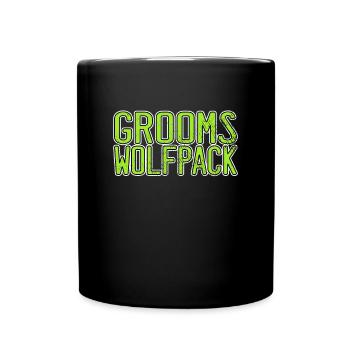 Bräutigam`s Wolfsrudel - Tasse einfarbig - Schwarz - Vorne