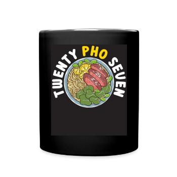 Twenty Pho Seven Vietnamese Noodles Asian Food - Full Colour Mug - black - Front