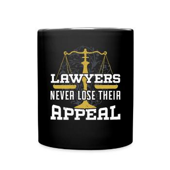 Juge Instance Salle d’audience Droit Justice Avocat Avocat - Mug uni - noir - Devant