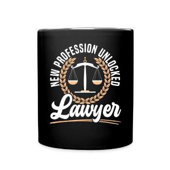 Juge Instance Salle d’audience Droit Justice Avocat Avocat - Mug uni - noir - Devant