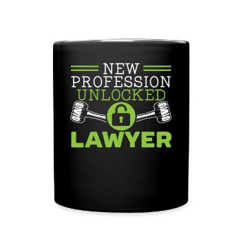 Juge Instance Salle d’audience Droit Justice Avocat Avocat - Mug uni - noir - Devant