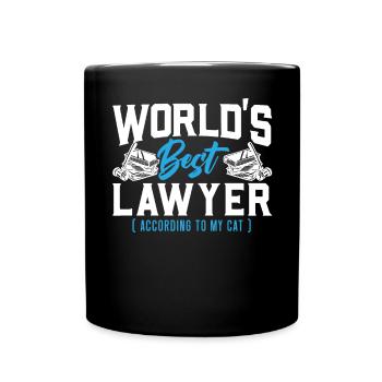Juge Instance Salle d’audience Droit Justice Avocat Avocat - Mug uni - noir - Devant