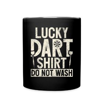 Retro dartboard Dartboard 180 for darts players - Full Colour Mug - black - Front
