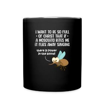 Bible Bible Versets chrétiens Don de Jésus - Mug uni - noir - Devant