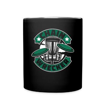 Chain Wrecker Frisbee Golf Korb Scheibe Disc - Tasse einfarbig - Schwarz - Vorne