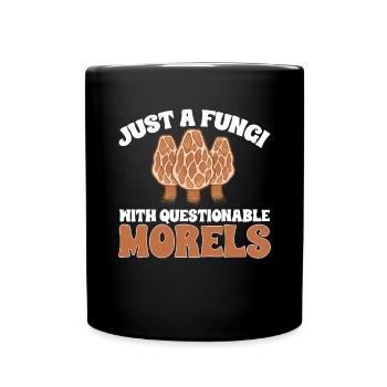 Cueillette de champignons Cueillette de champignons Cueillette de champignons - Mug uni - noir - Devant