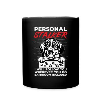 Bernese Mountain Dog - Full Colour Mug - black - Front