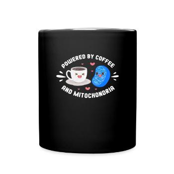 Kaffee Koffein Espresso Barista Geschenk - Tasse einfarbig - Schwarz - Vorne