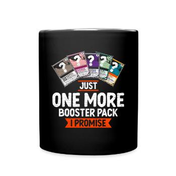 Sammelkartenspiel Geschenk TCG Trading Card Game - Tasse einfarbig - Schwarz - Vorne