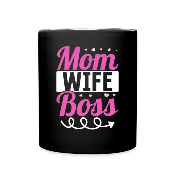 Pour la meilleure maman du monde! Pour la fête des mères - Mug uni - noir - Devant