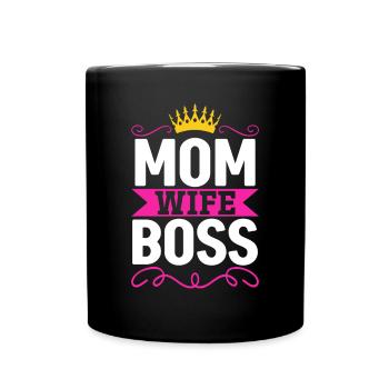 Pour la meilleure maman du monde! Pour la fête des mères - Mug uni - noir - Devant