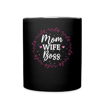 Pour la meilleure maman du monde ! Pour la fête des mères - Mug uni - noir - Devant