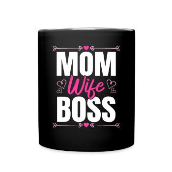 Pour la meilleure maman du monde! Pour la fête des mères - Mug uni - noir - Devant