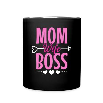 Pour la meilleure maman du monde! Pour la fête des mères - Mug uni - noir - Devant