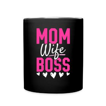 Pour la meilleure maman du monde! Pour la fête des mères - Mug uni - noir - Devant
