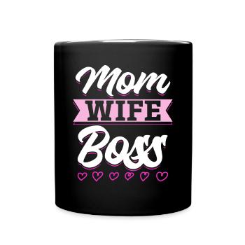 Pour la meilleure maman du monde! Pour la fête des mères - Mug uni - noir - Devant