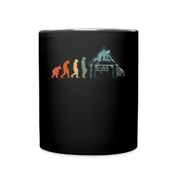 Charpentier-Charpentier Artisan Zimmermanns Vintage - Mug uni - noir - Devant