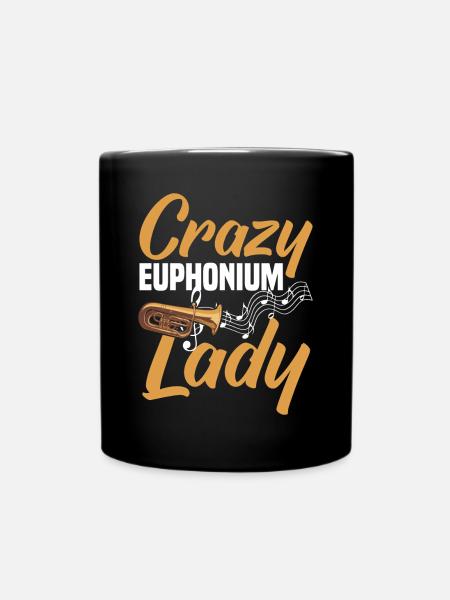Euphonium Euphoniumspieler Blechbläser Euphonist - Tasse einfarbig - Schwarz