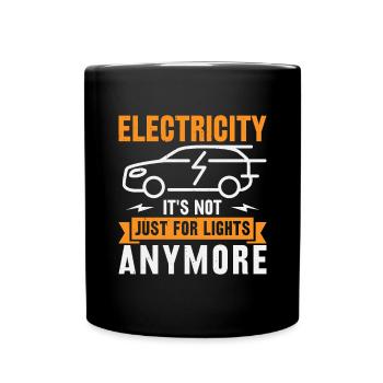 Electric vehicle power is no longer just for - Full Colour Mug - black - Front