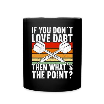 Dart Darts Dart Club - Full Colour Mug - black - Front