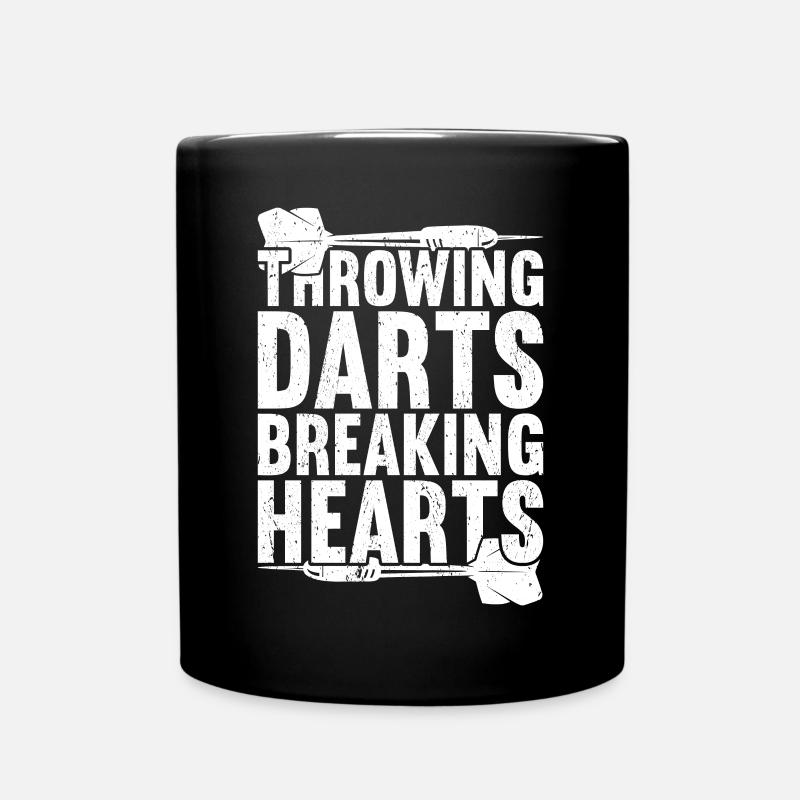 Dart Darts Dart Club - Tasse einfarbig - Schwarz
