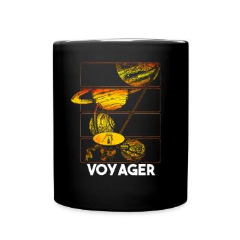 Voyager Spacecraft Space Space - Full Colour Mug - black - Front